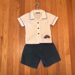 Adorable boys shirt and shirt set